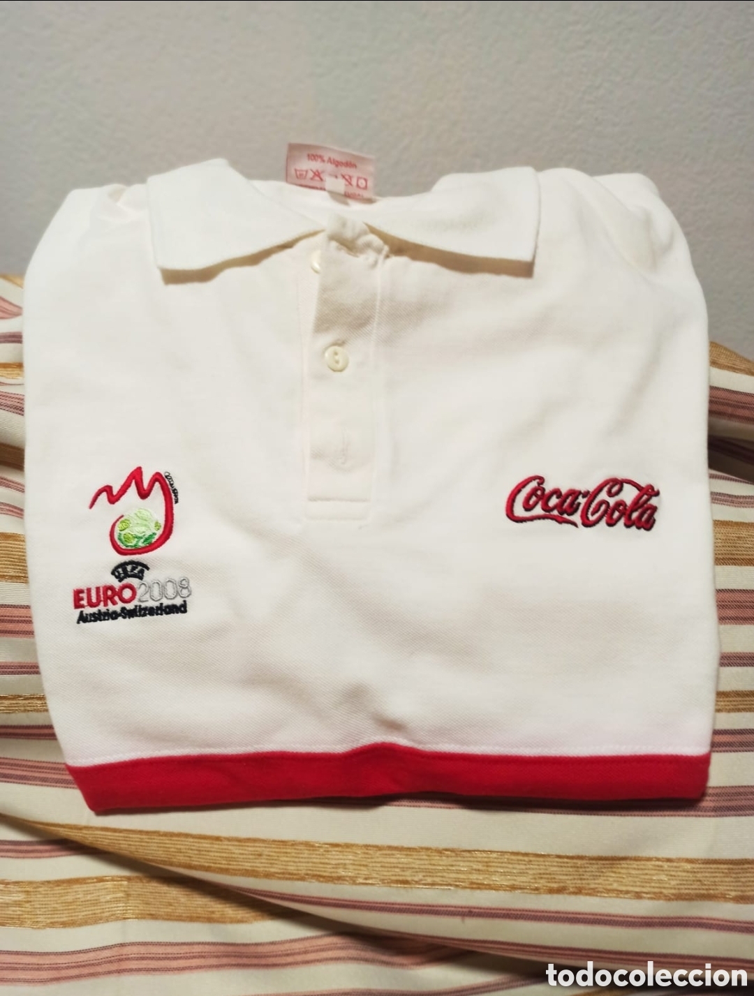 Collezionismo sportivo: Camiseta Polo Cocacola Euro 2008