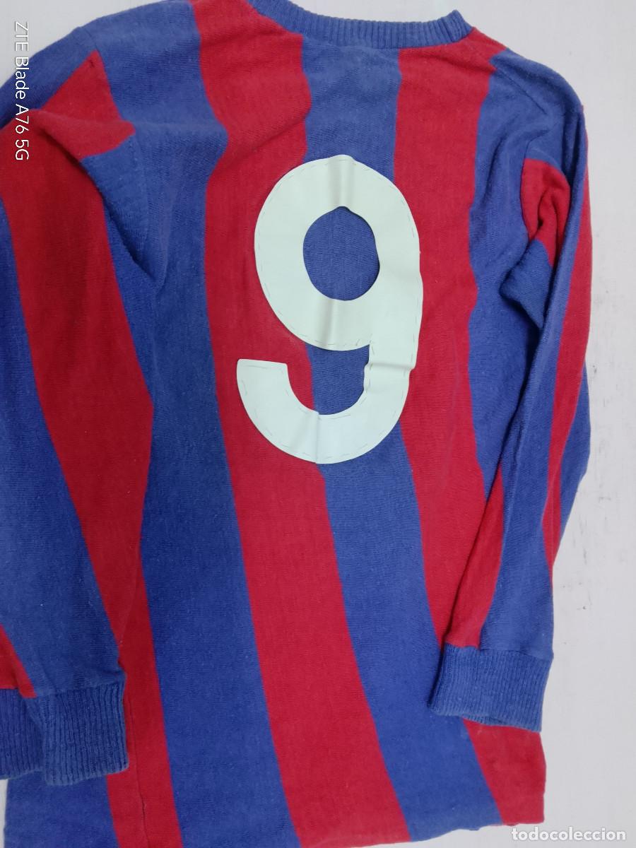 Coleccionismo deportivo: 1977 FC Barcelona Young Player Forward Match worn camiseta futbol football shirt 36cts