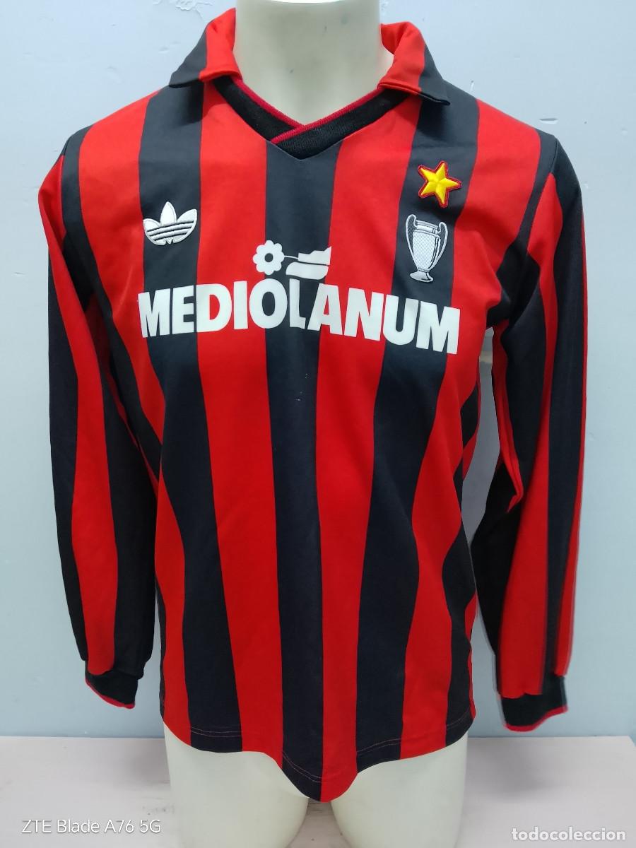Coleccionismo deportivo: AC Milan maglia calcio Vintage camiseta futbol football shirt M 55cts