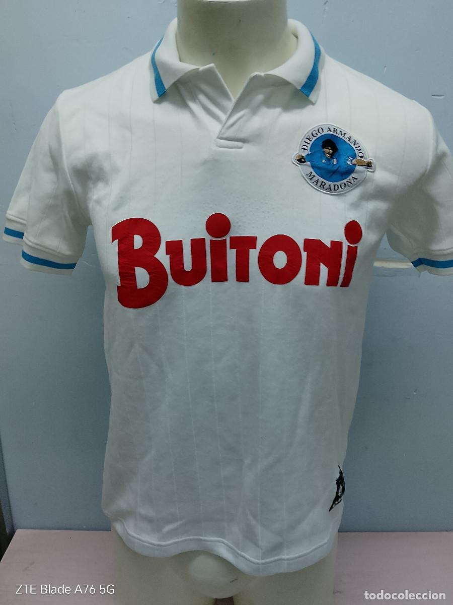 Coleccionismo deportivo: Jersey COPA Maradona Napoli 1986-87 Away Retro Football Shirt camiseta argentina S 52cts