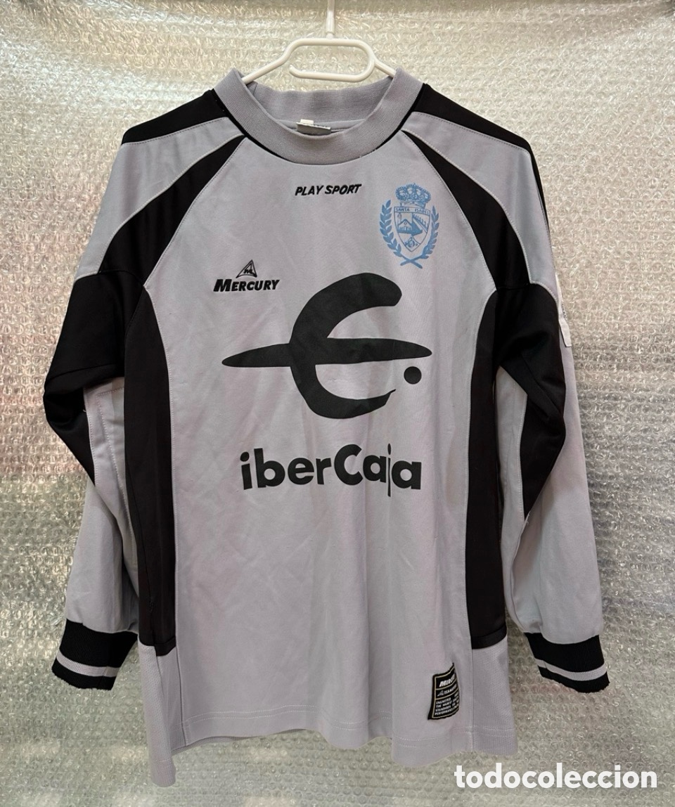 Sports collectibles: Antigua Camiseta deportiva de F&uacute;tbol SANTA ISABEL Portero N13 TALLA -M-