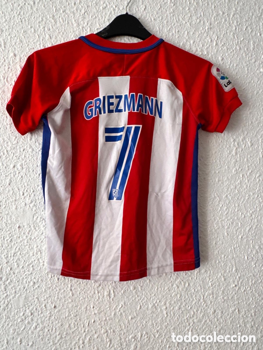 Coleccionismo deportivo: Antigua Camiseta deportiva vintage de F&uacute;tbol Atl&eacute;tico de Madrid TALLA -12- Nike
