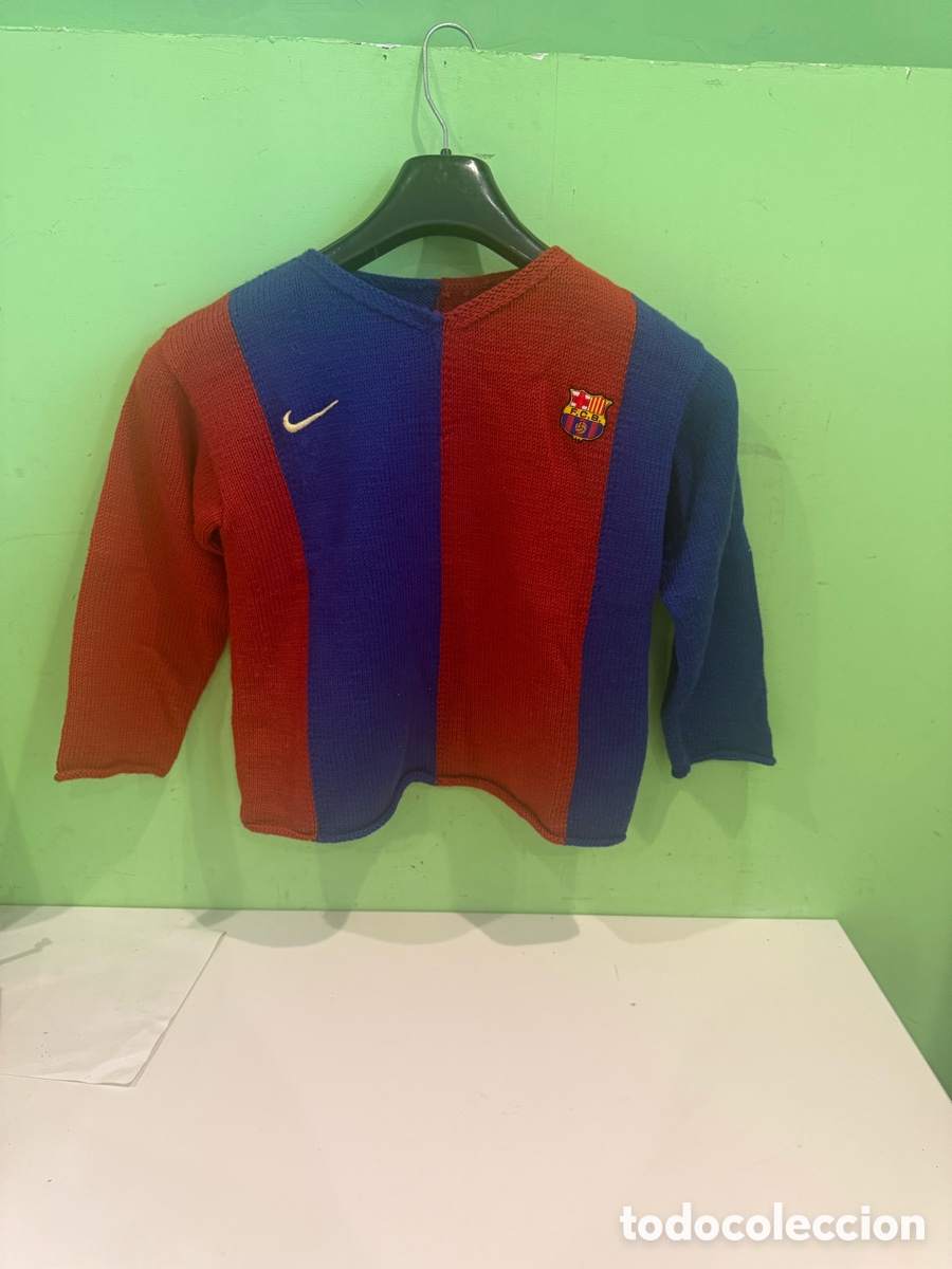 Coleccionismo deportivo: Jersey FC Barcelona Nike tejido a mano &ndash; Inspirado en la &eacute;poca dorada del Bar&ccedil;a &ndash; Talla mujer