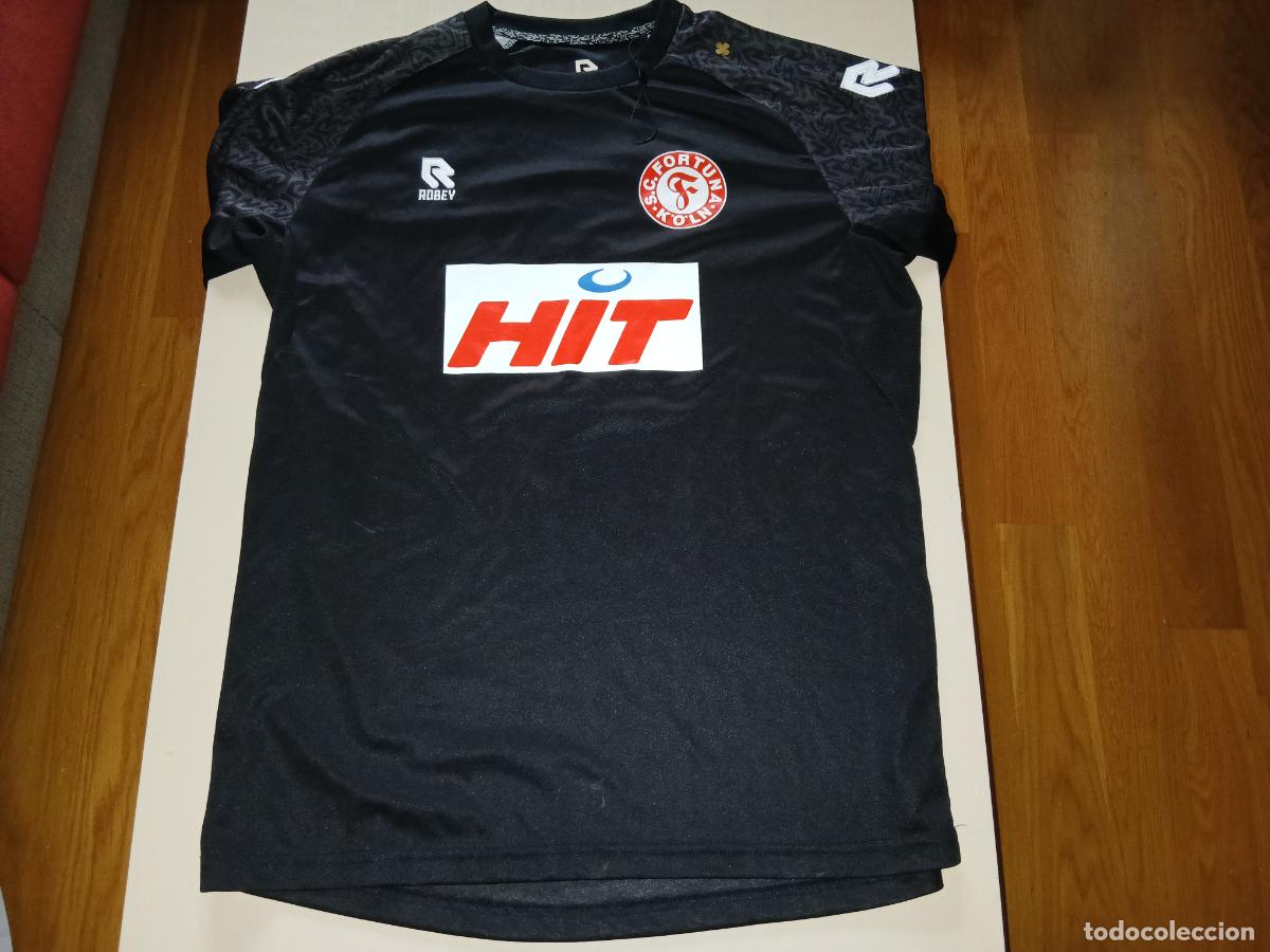Coleccionismo deportivo: Camiseta f&uacute;tbol. Fortuna K&ouml;ln (Colonia), portero, nueva y original, talla XL, temporada 2024-25