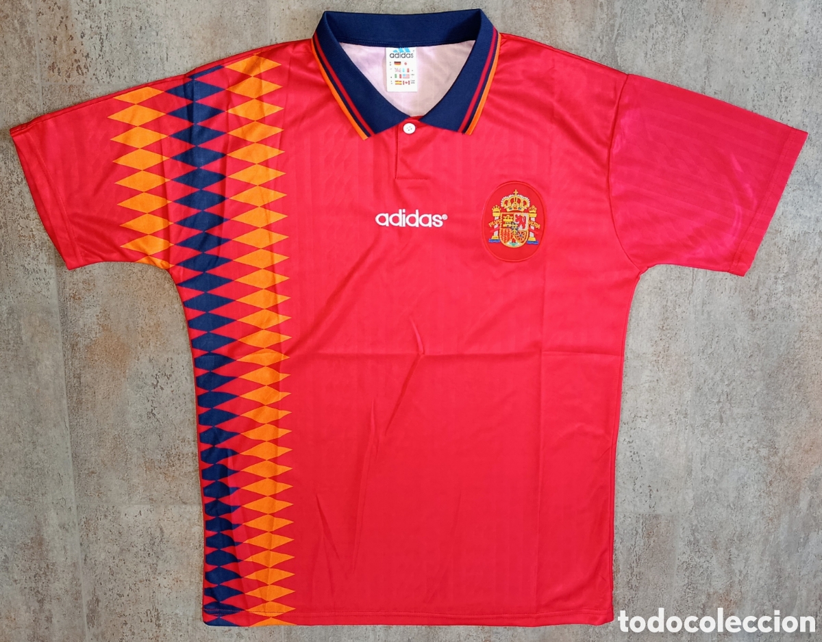 Coleccionismo deportivo: Camiseta Espa&ntilde;a Mundial 1994