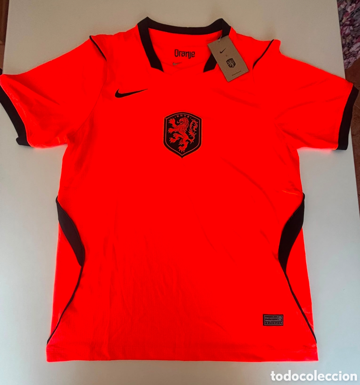 Coleccionismo deportivo: Camiseta Futbol Holanda