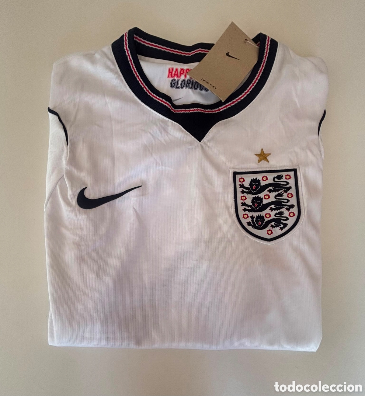 Coleccionismo deportivo: Camiseta Futbol Inglaterra