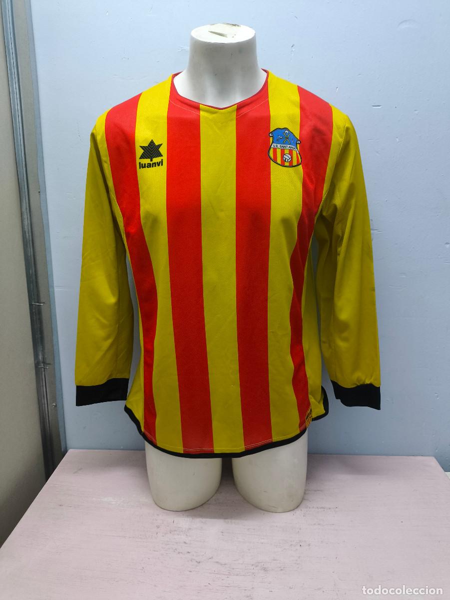 Collectionnisme sportif: UE Sant Andreu match worn camiseta futbol football shirt Barcelona catalunya L 58cts