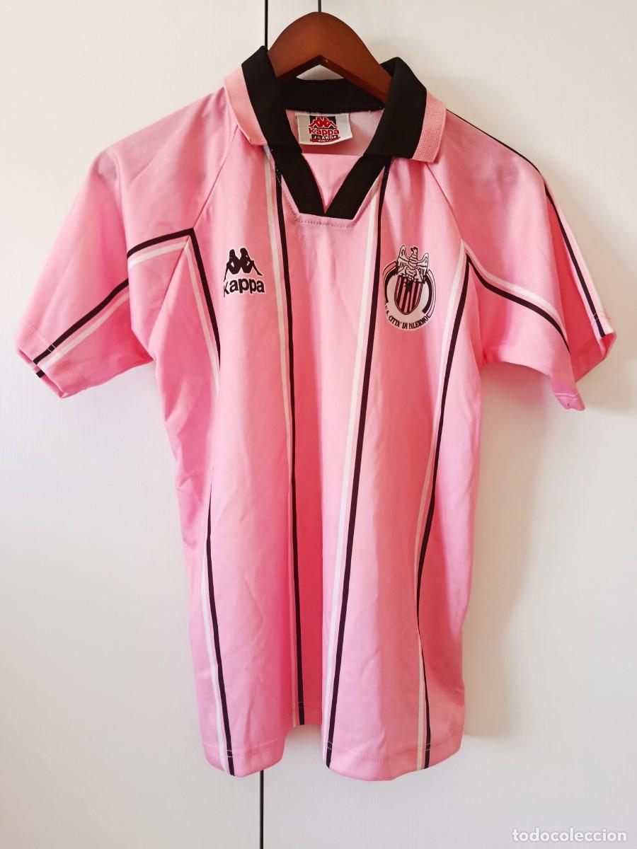 Coleccionismo deportivo: Unione Sportiva Citt&agrave; di Palermo F.C 1997 -1999 Home Kappa Jersey Juniors Large