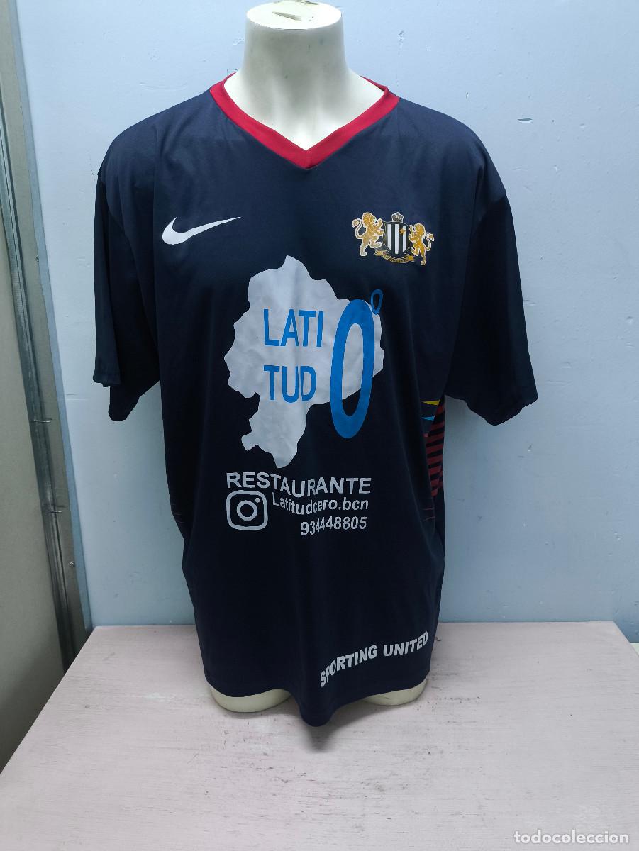 Coleccionismo deportivo: Sporting United camiseta futbol latino amateur barcelona team camiseta futbol football shirt xxl