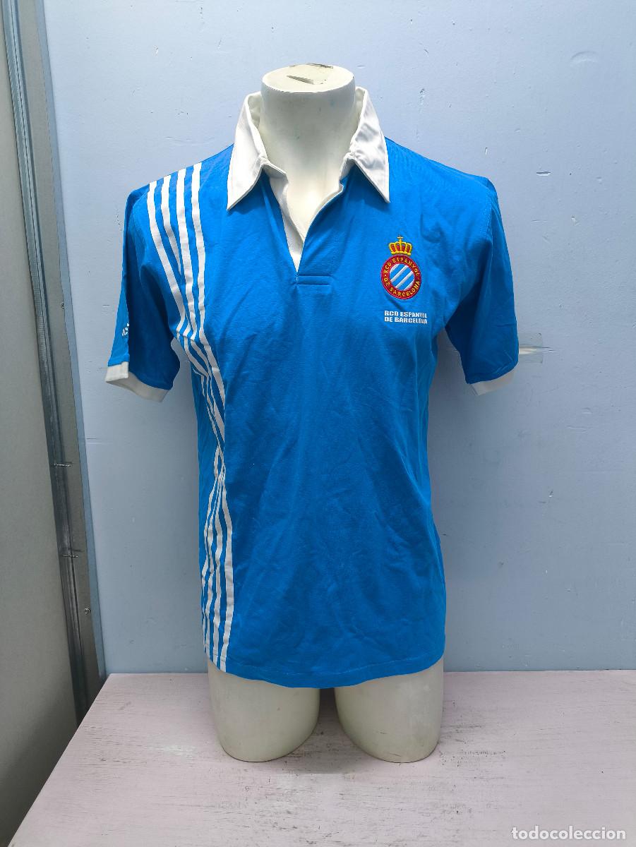 Coleccionismo deportivo: RCD Espanyol camiseta futbol polo jersey football shirt L 59cts