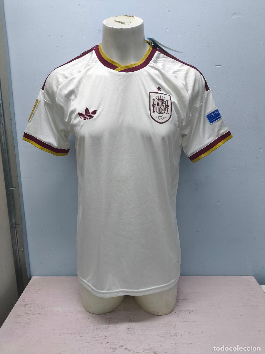 Coleccionismo deportivo: Espa&ntilde;a Spain mundial camiseta futbol football shirt L 57cts