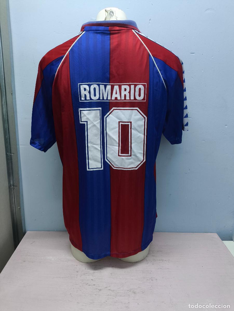 Coleccionismo deportivo: Romario FC Barcelona camiseta futbol football shirt vintage rogers (tara) L 60cts