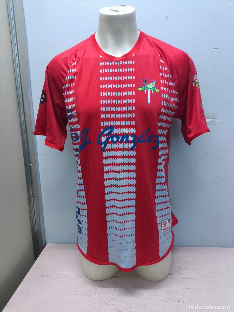 Coleccionismo deportivo: CD trinidad Barcelona camiseta futbol L trinitat vella Catalunya match L 58cts