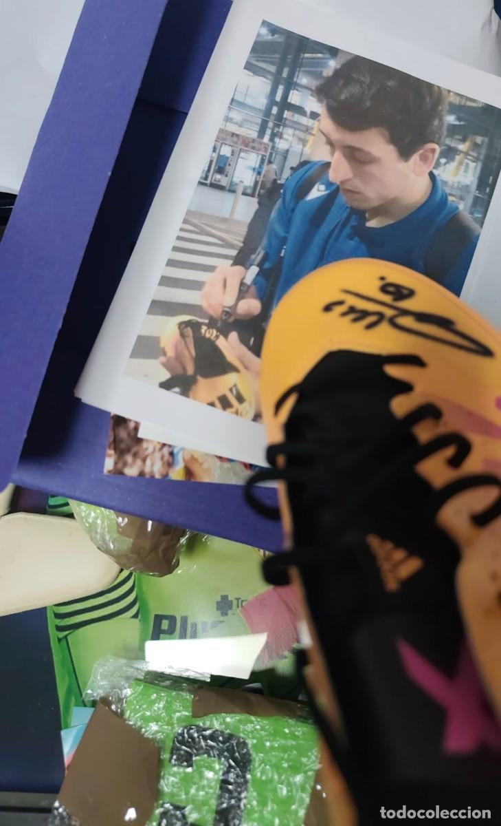 Coleccionismo deportivo: Bota futbol firmada Mikel Oyarzabal