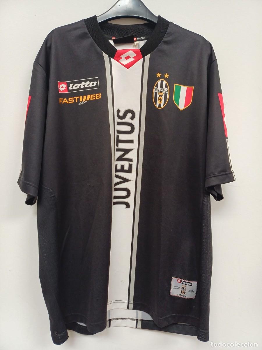 Colecionismo desportivo: CAMISETA DE ENTRENAMIENTO JUVENTUS 2002-03 LOTTO FASTWEB TALLA L