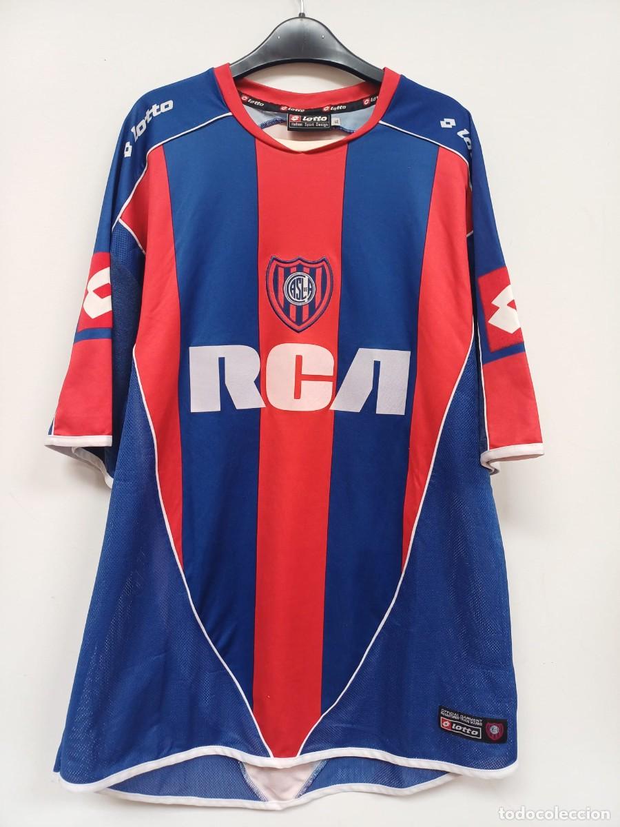 Colecionismo desportivo: CAMISETA SAN LORENZO LOTTO 2005/06 TALLA XL