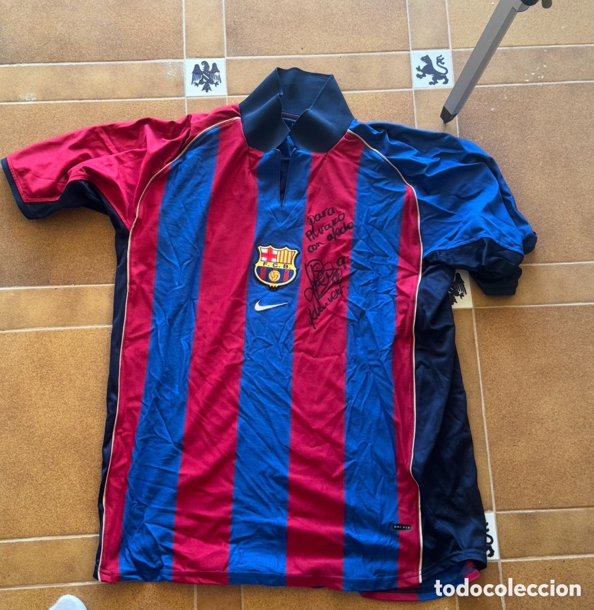 Coleccionismo deportivo: FC BARCELONA 2001-2002 CAMISETA ORIGINAL