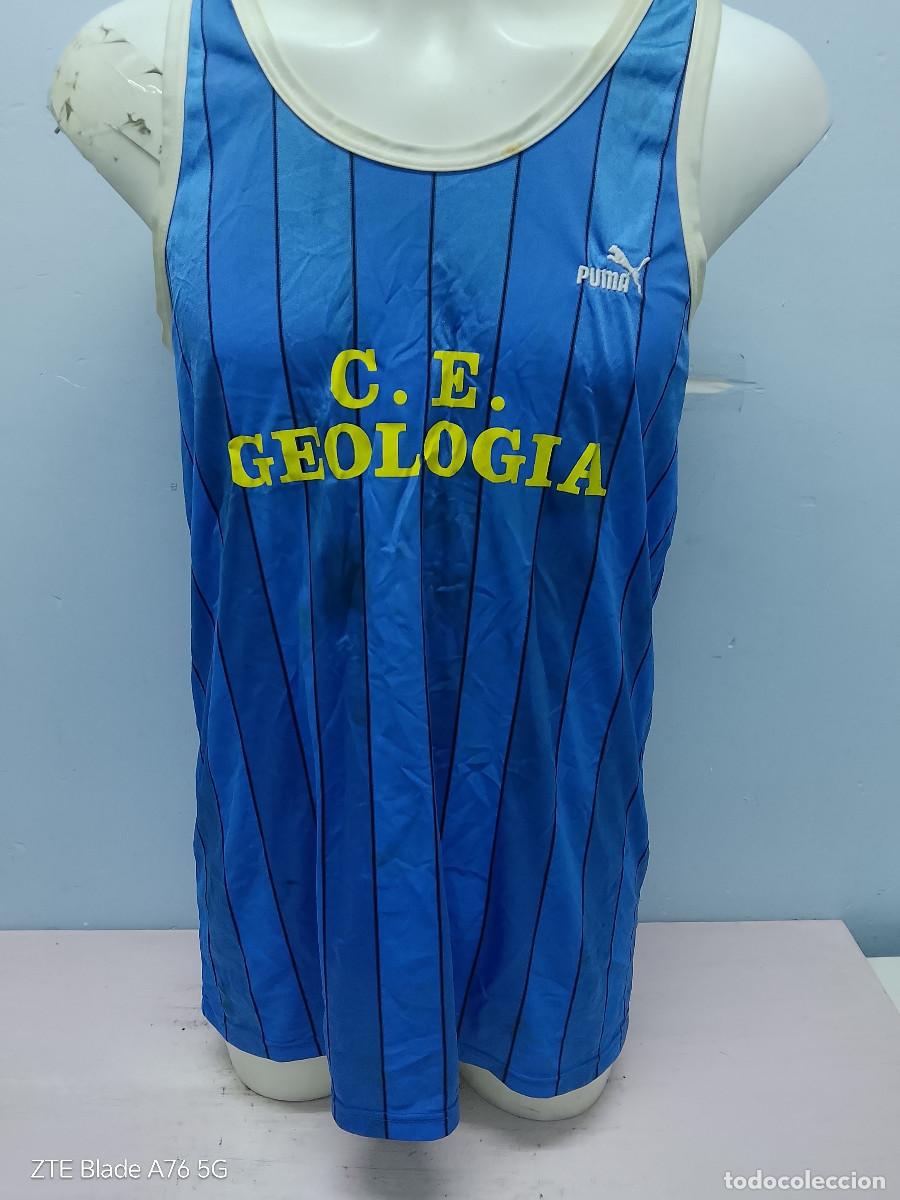 Coleccionismo deportivo: C.E. GEOLOGIA Puma 1980 vintage camiseta shirt xl basket basquetball basquet