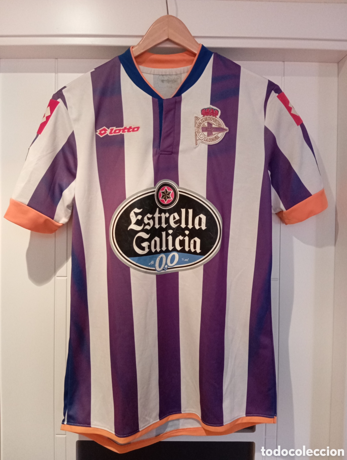 Coleccionismo deportivo: Deportivo de la Coru&ntilde;a Lotto Talla M leer descripci&oacute;n