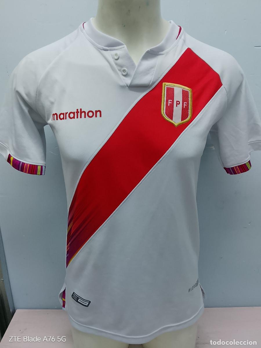 Coleccionismo deportivo: Peru seleccion camiseta futbol football shirt M 52cts