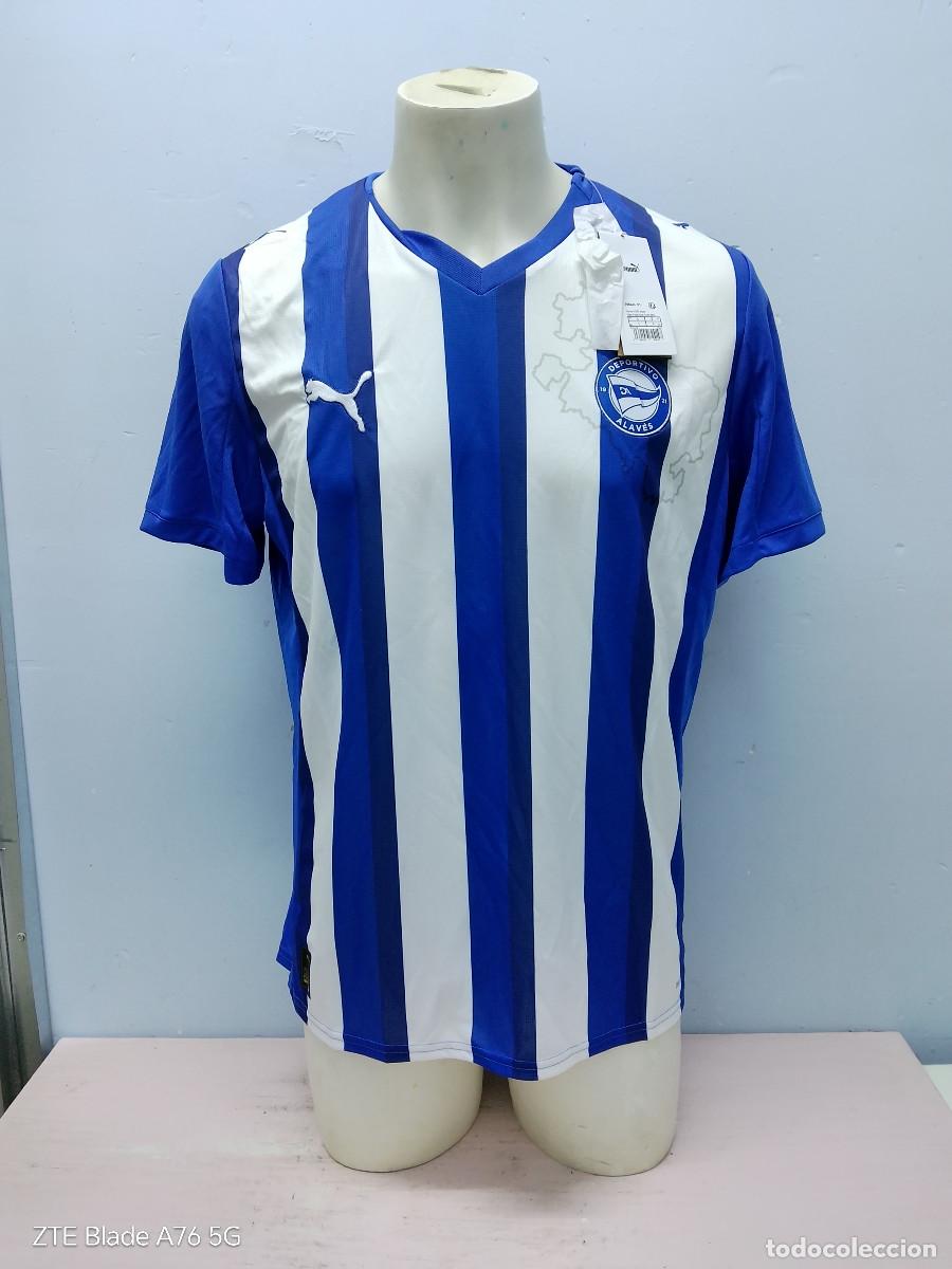 Coleccionismo deportivo: Deportivo Alaves camiseta futbol football shirt L 60cts