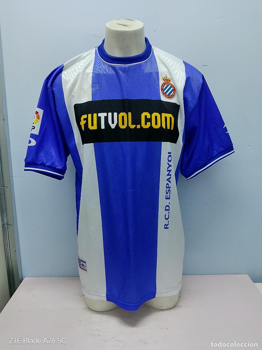Coleccionismo deportivo: RCD Espanyol camiseta futbol football shirt xxl 64cts (falta paarche john smith)