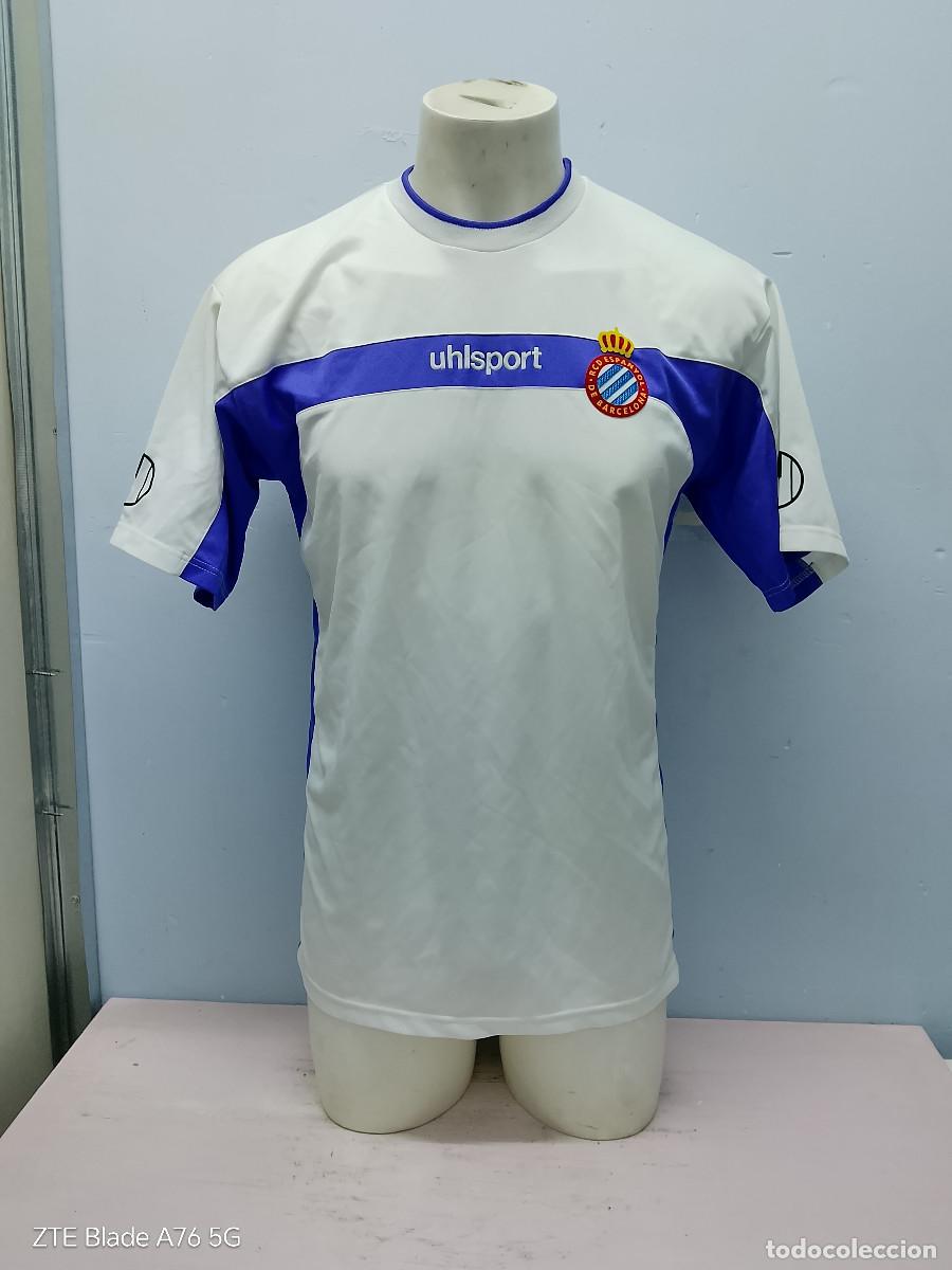 Coleccionismo deportivo: RCD Espanyol camiseta futbol football shirt m 57cts