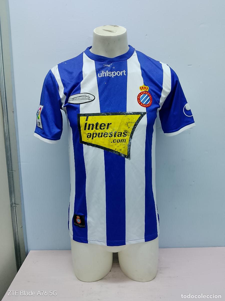 Coleccionismo deportivo: Dani jarque RCD Espanyol camiseta futbol football shirt M 50cts