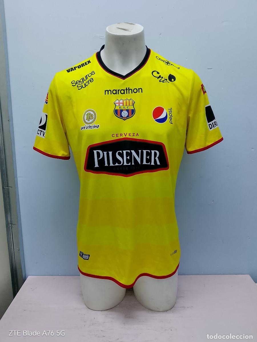 Coleccionismo deportivo: Barcelona Guayaquil Ecuador camiseta futbol football shirt L 57cts