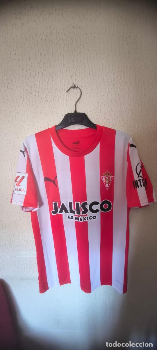 Sammelleidenschaft Sport: Original | Camiseta Futbol Shirt | Talla S | Sporting de Gijon - 40 Diego Boza - match worn