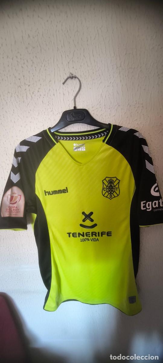 Sammelleidenschaft Sport: Original | Camiseta Futbol Shirt | Talla S | CD Tenerife 8 Borja Lasso Copa player issue match worn