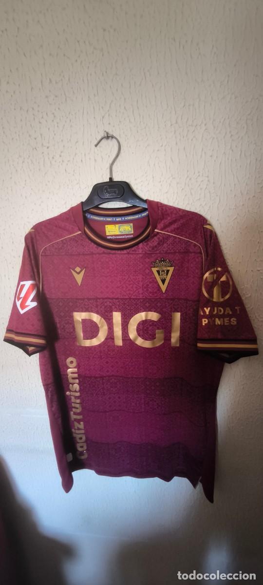 Sammelleidenschaft Sport: Original | Camiseta Futbol Shirt | Talla M | Cadiz CF - 36 Ismael Alvarez - match worn player issue