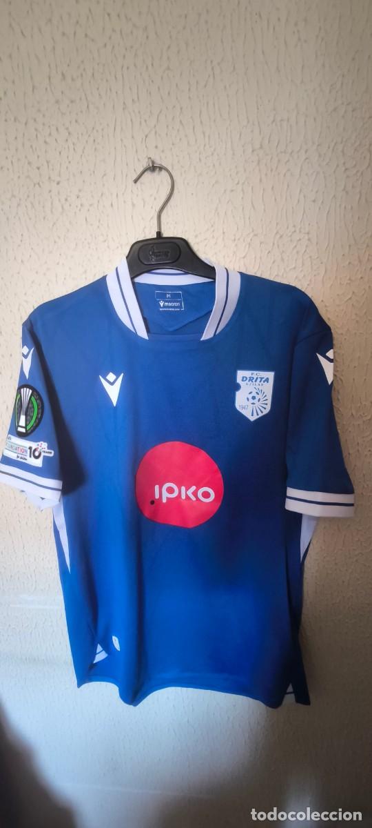 Sammelleidenschaft Sport: Original | Camiseta Futbol Shirt | Talla M | FC Drita Gjilan 17 Salifu Ibrahim - match worn vs Rayo