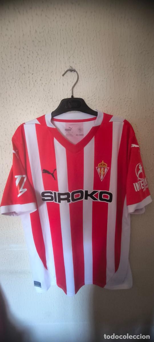 Coleccionismo deportivo: Original | Camiseta Futbol Shirt | Talla L | Sporting de Gijon - 30 Alex Lozano - match worn