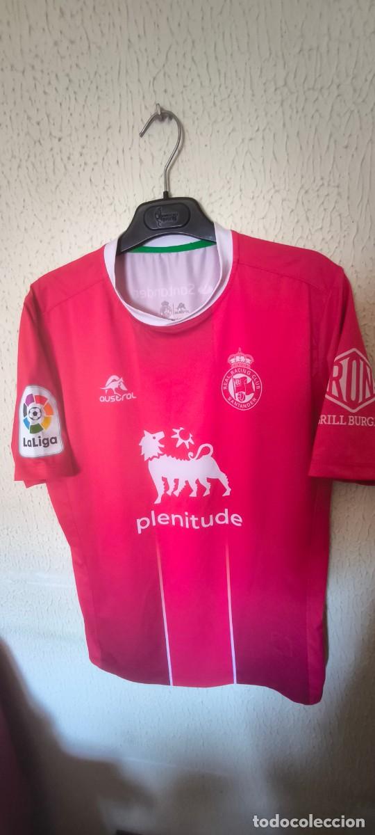 Collectionnisme sportif: Original | Camiseta Futbol Football Shirt | Talla L | Racing Santander 40 Mario Garcia - match worn