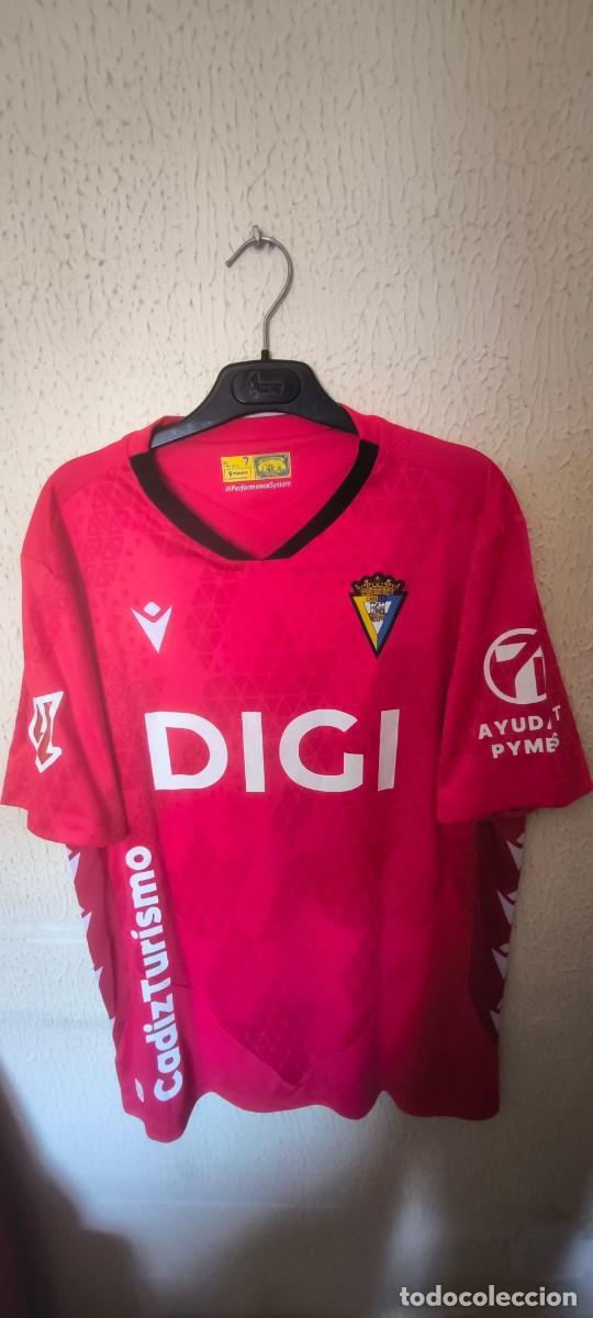 Coleccionismo deportivo: Original | Camiseta Futbol Football Shirt | Talla XL | Cadiz CF - 13 Victor Aznar - match worn