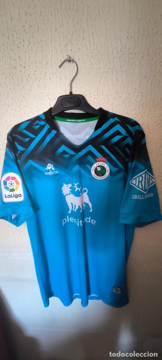 Coleccionismo deportivo: Original | Camiseta Futbol Football Shirt | Talla XL | Racing Santander 13 Jokin Ezkieta match worn