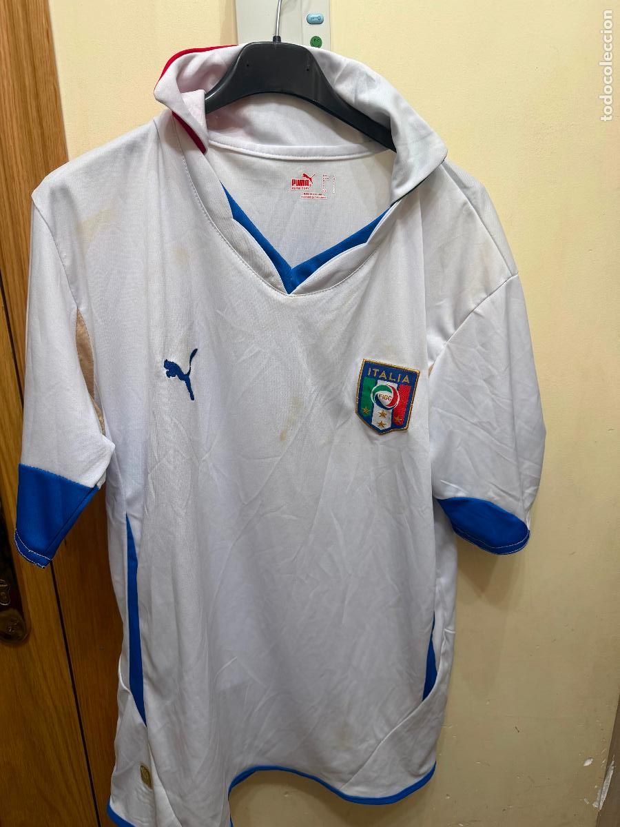 Coleccionismo deportivo: Camiseta selecci&oacute;n de Italia