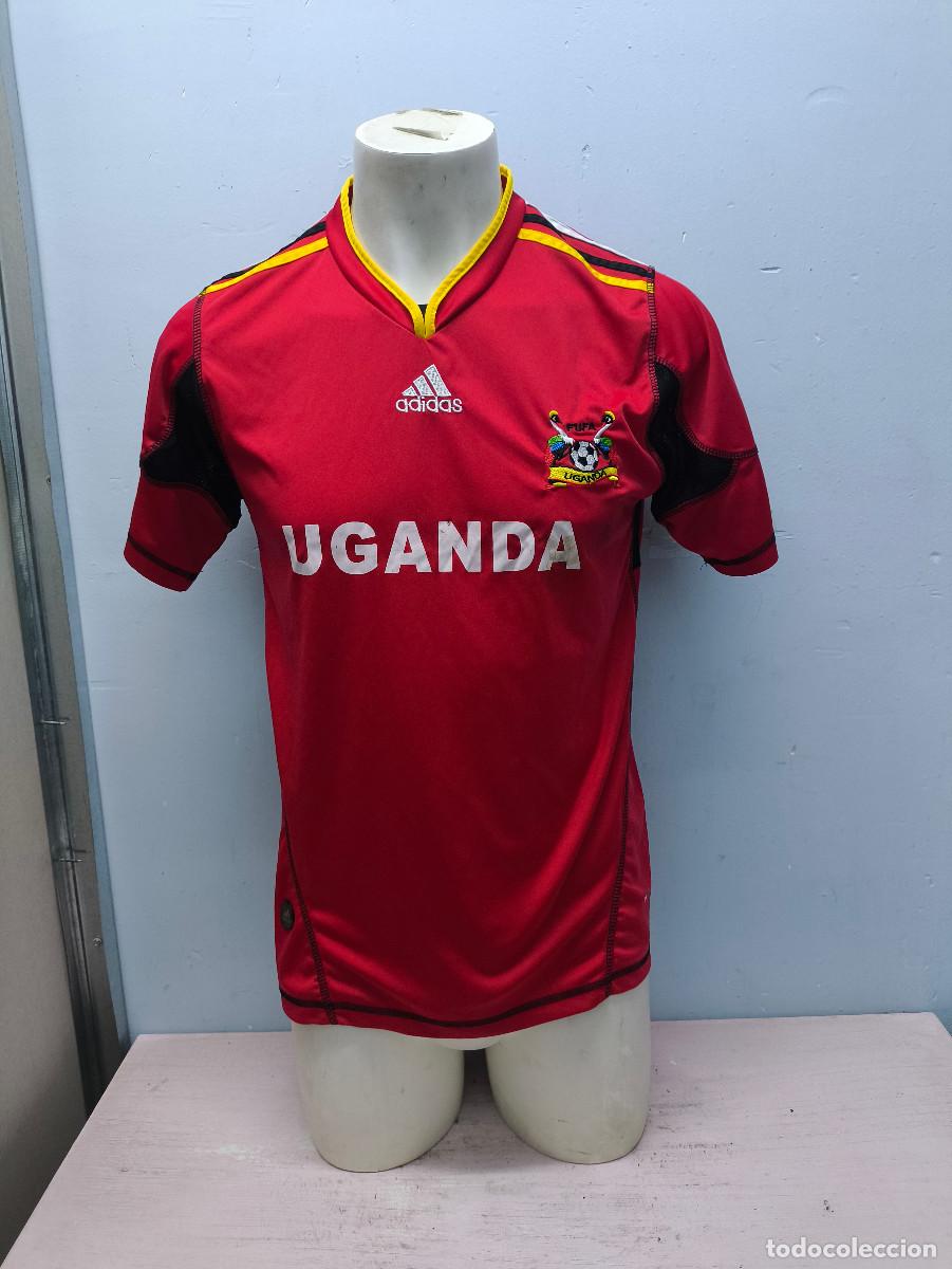 Coleccionismo deportivo: Uganda Africa camiseta futbol football shirt M 54cts