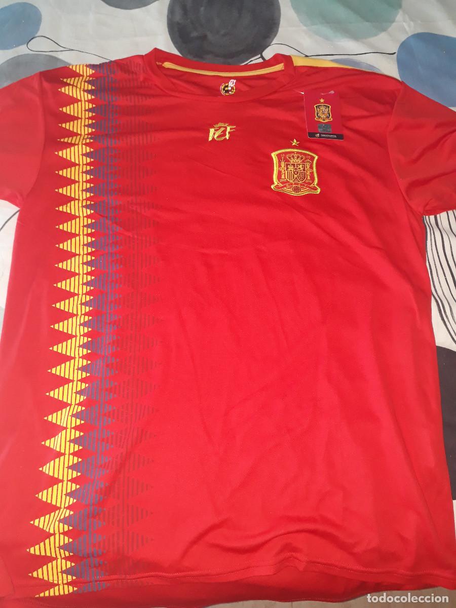 Coleccionismo deportivo: Camiseta Espa&ntilde;a Cruzcampo