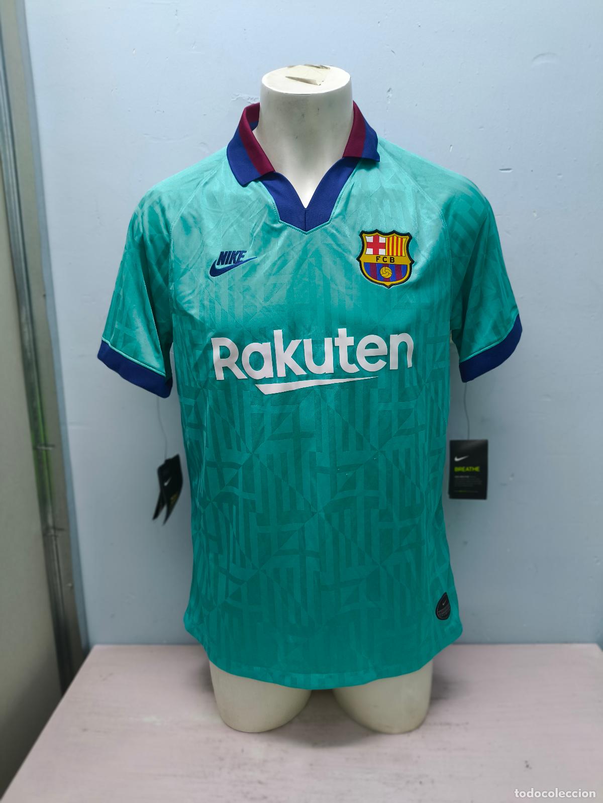Coleccionismo deportivo: FC Barcelona 2019 tercera equipacion camsieta futbol football shirt L 56cts