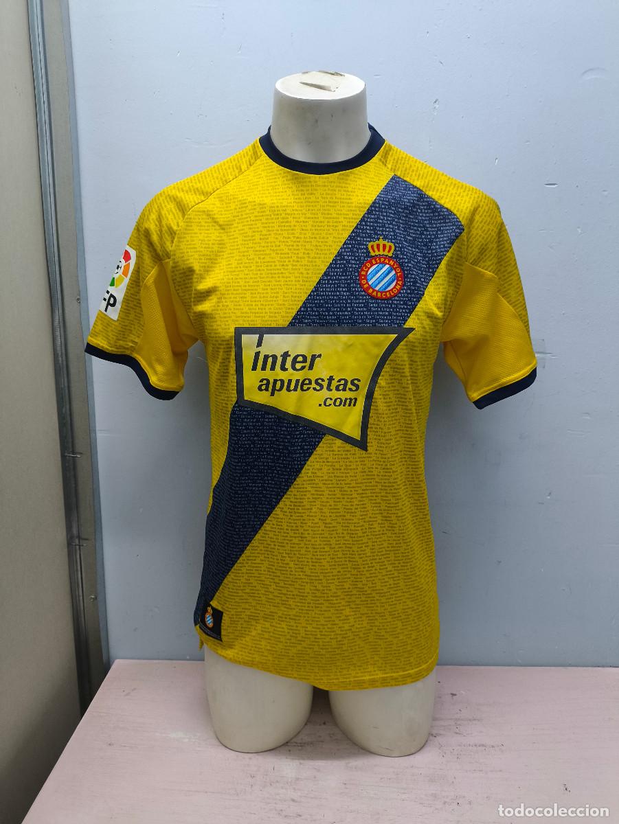 Coleccionismo deportivo: RCD Espanyol camiseta futbol football shirt M 53cts