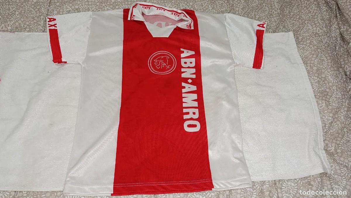 Coleccionismo deportivo: ANTIGUA CAMISETA DE FUTBOL DEL AJAX DE AMSTERDAM ABN AMRO MICHAEL LAUDRUP A&Ntilde;OS 90