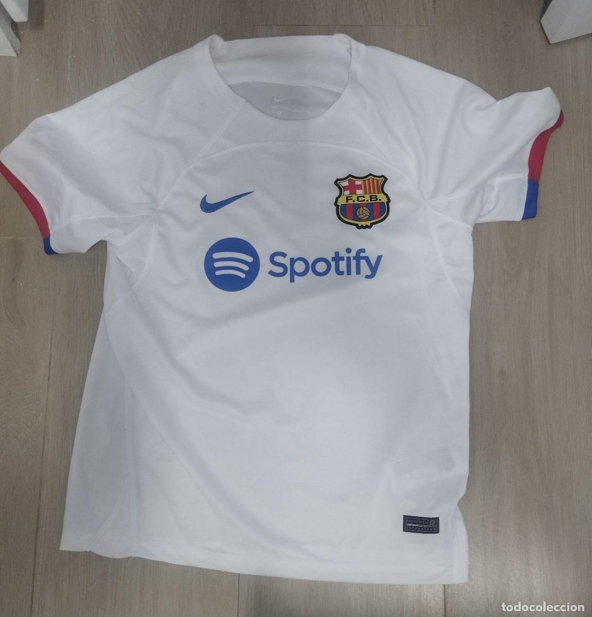 Coleccionismo deportivo: La camiseta blanca del FC Barcelona segunda equipacion 2023/24