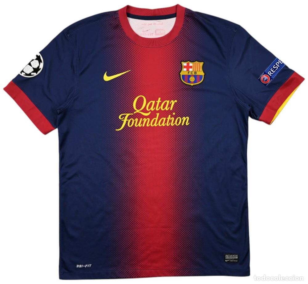 Coleccionismo deportivo: Camiseta fc barcelona edicion champions talla M