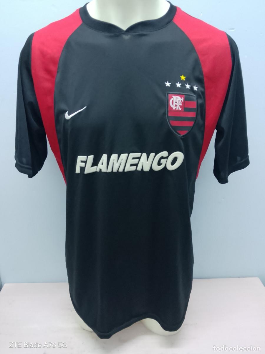 Coleccionismo deportivo: CR Flamengo Replic brasil camiseta futbol football shirt L 57cts
