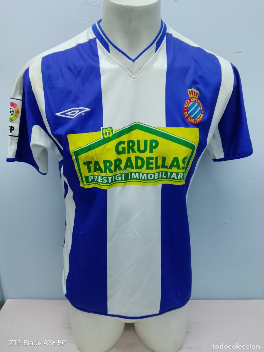 Coleccionismo deportivo: RCD Espanyol camiseta futbol S 57cts