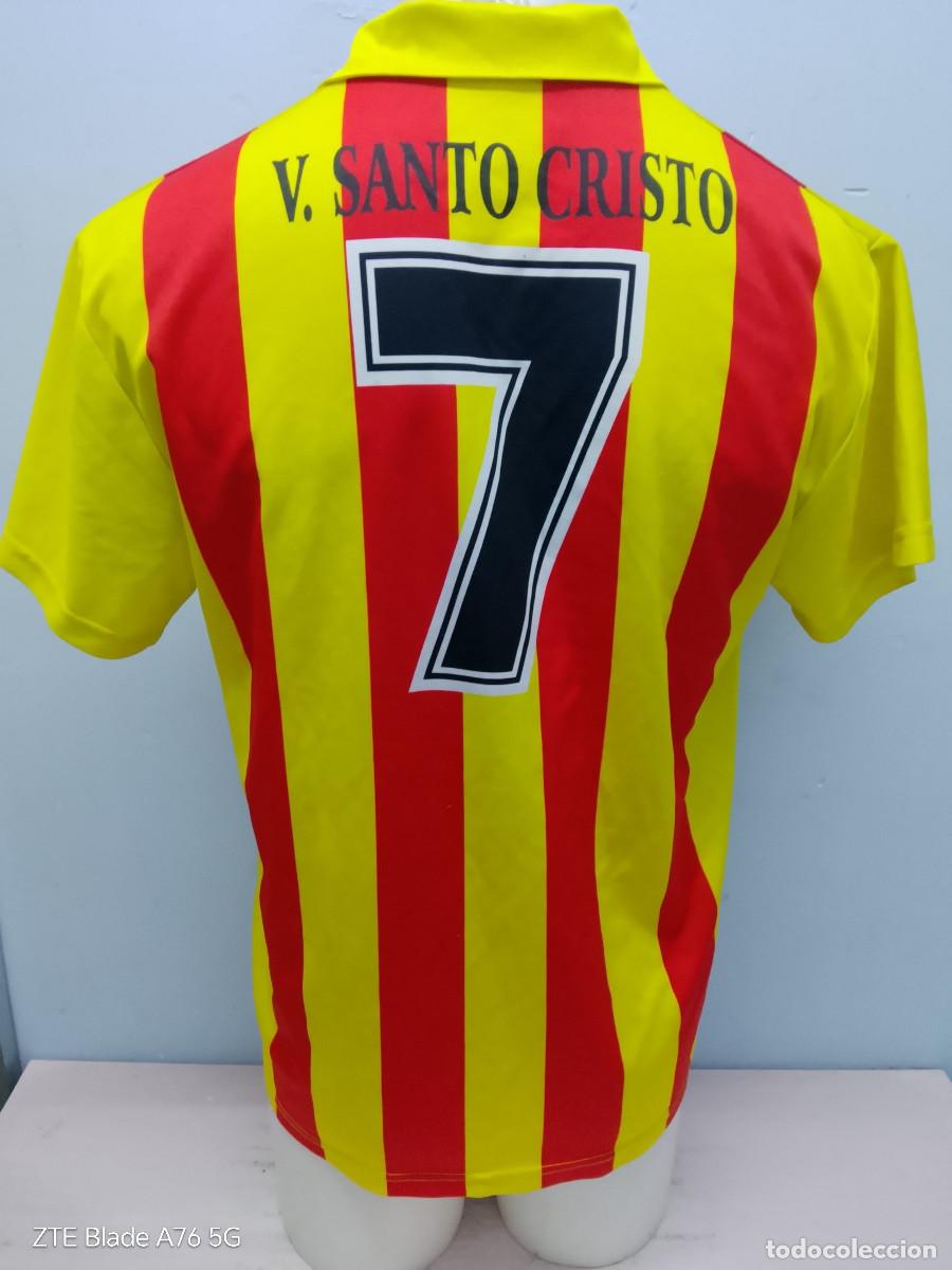 Coleccionismo deportivo: V Santo Cristo Catalunya senyera camiseta futbol football shirt xl
