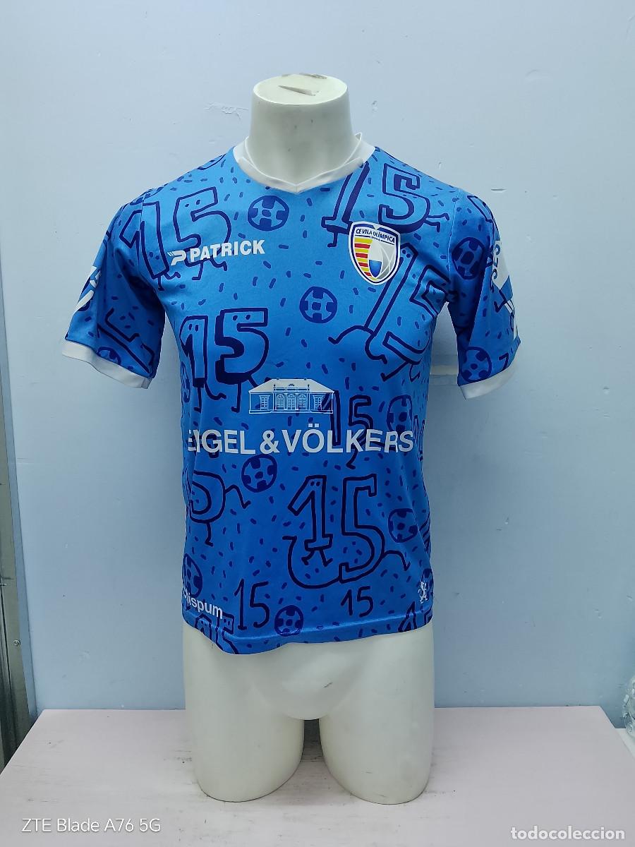 Coleccionismo deportivo: CE Vila Olimpica camiseta futbol football shirt Catalunya Barcelona S 51cts